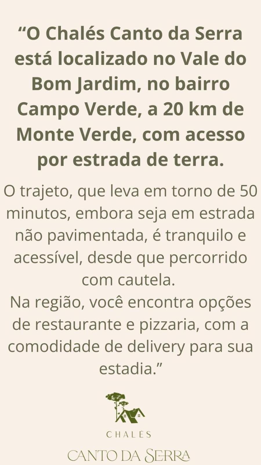 Chales Canto Da Serra Monte Verde (Minas Gerais) Exterior foto